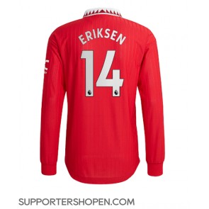 Manchester United Christian Eriksen #14 Hemma Matchtröja 2022-23 Långärmad